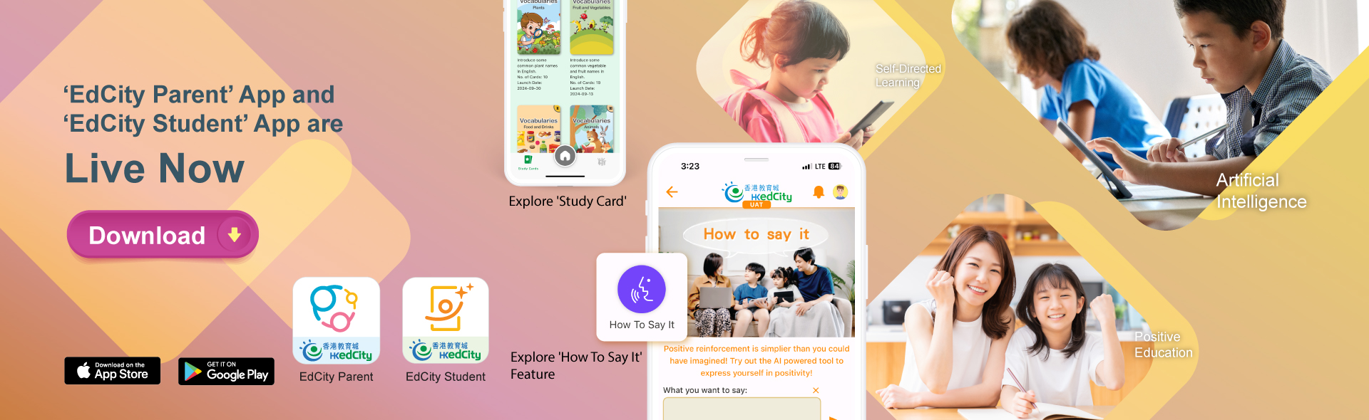 EdCity Parent App and Student App Officially Launched