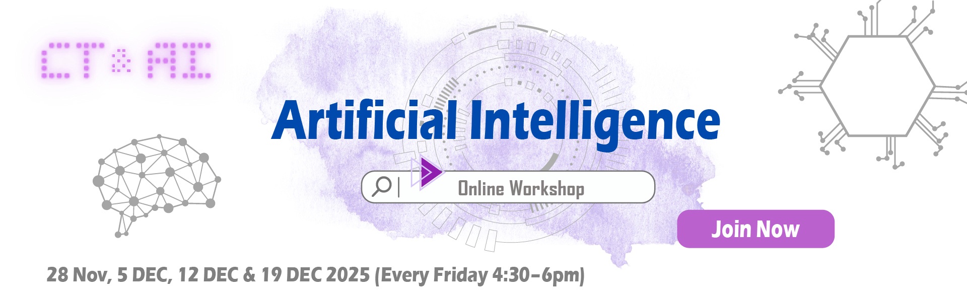 Artificial Intelligence Online Workshop 2025/26 - Semester 1